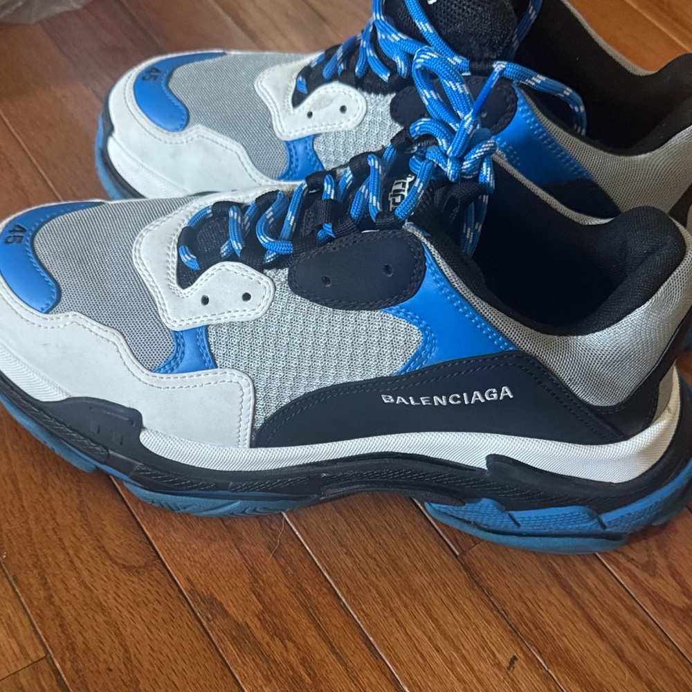 Balenciaga Blue and Black Sneakers - Picture 2 of 2